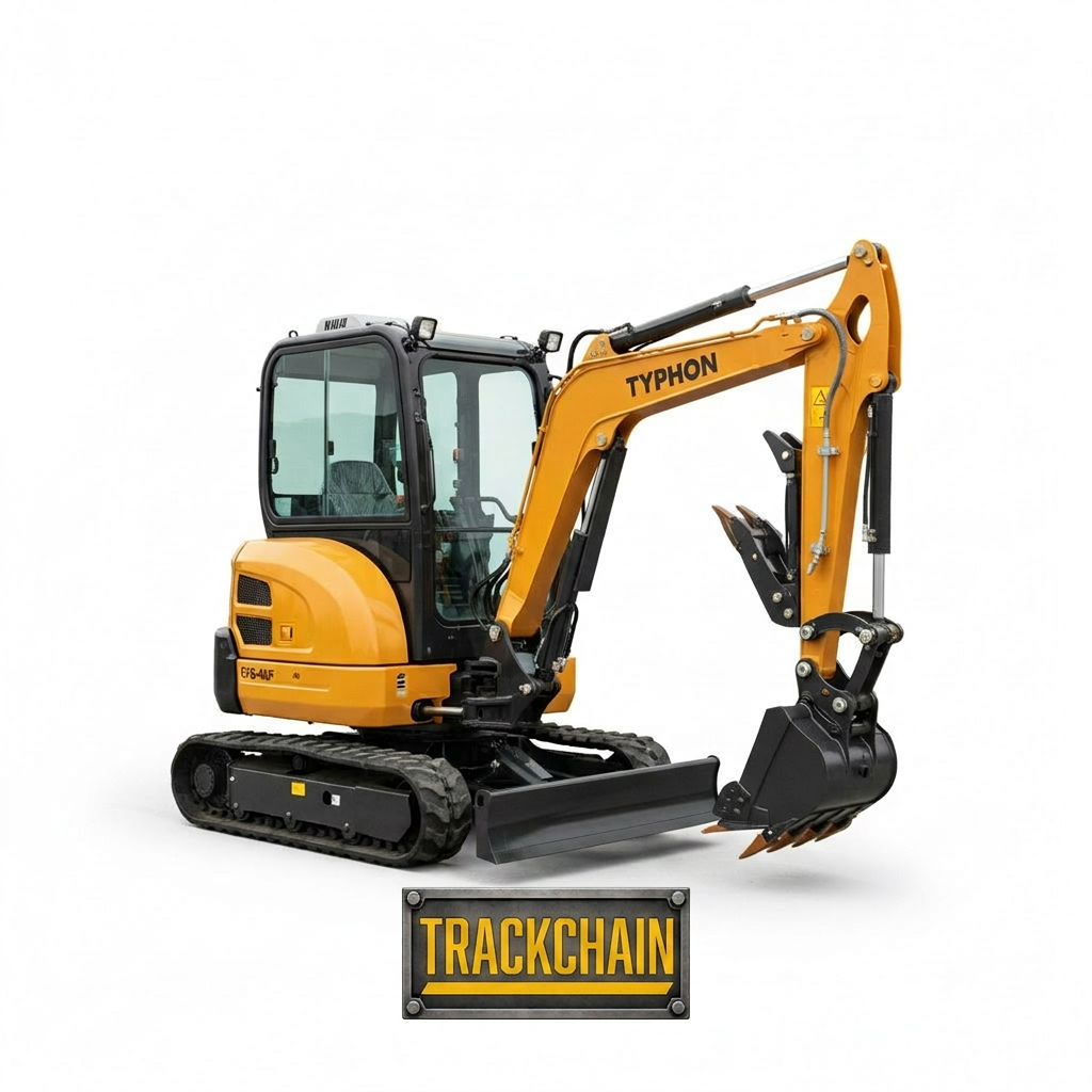 4 Ton, Kubota Diesel Engine Mini Excavator w/ Hydraulic Thumb & A/C | CFG-40UF