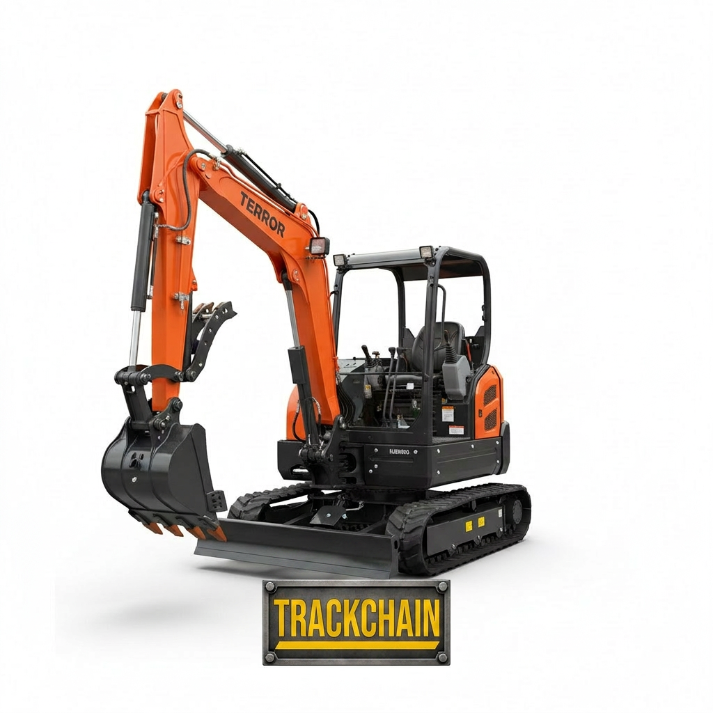 4,000 lbs Terror XVIII Mini Excavator, EPA Certified KUBOTA D902 Diesel Machine