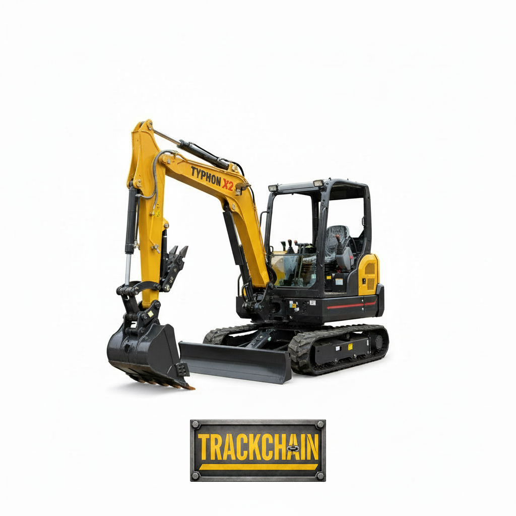 TYPHON TERROR X2 Mini Excavator 2.7 Ton Trench Digger EPA Diesel Kubota V1505