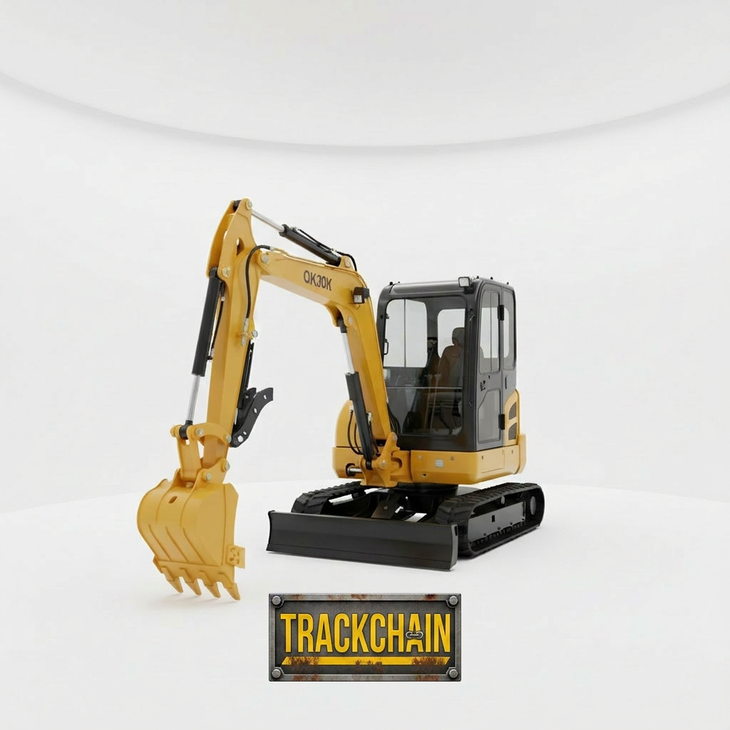 QK30K 2.8-Ton Mini Excavator w/ Kubota Diesel Cab