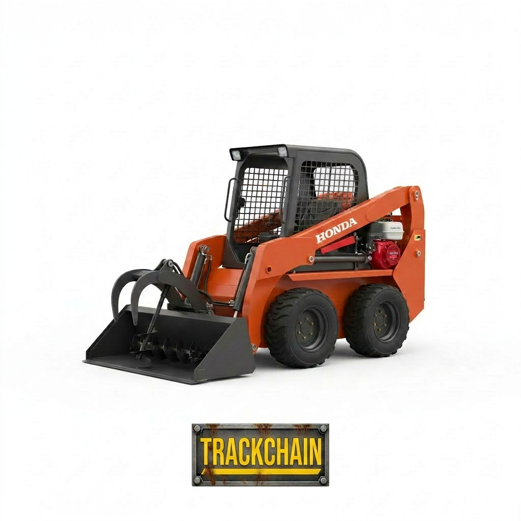 Wheeled Skid Steer Loader, 22.1 HP Honda Gas Engine